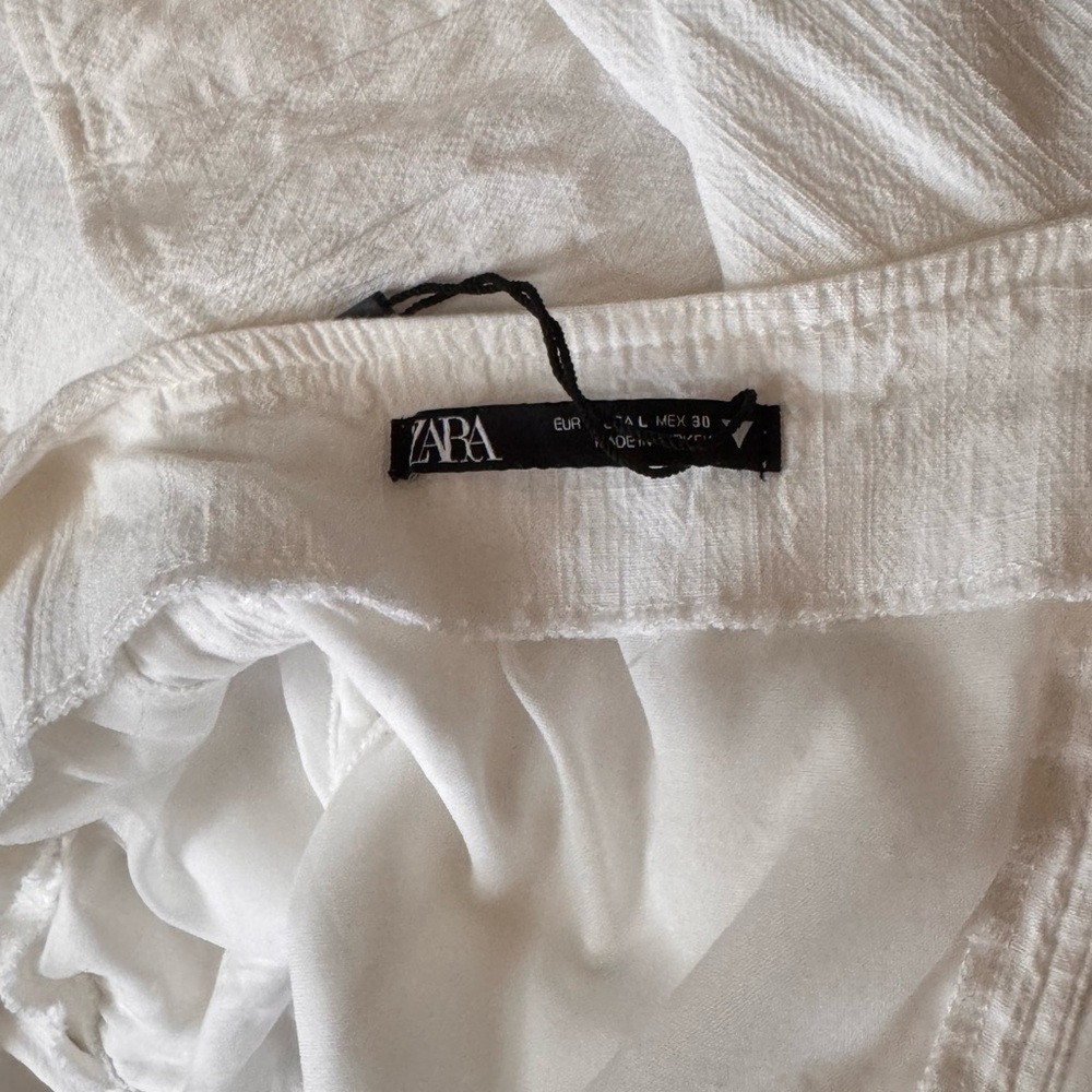 Zara White Midi Dress